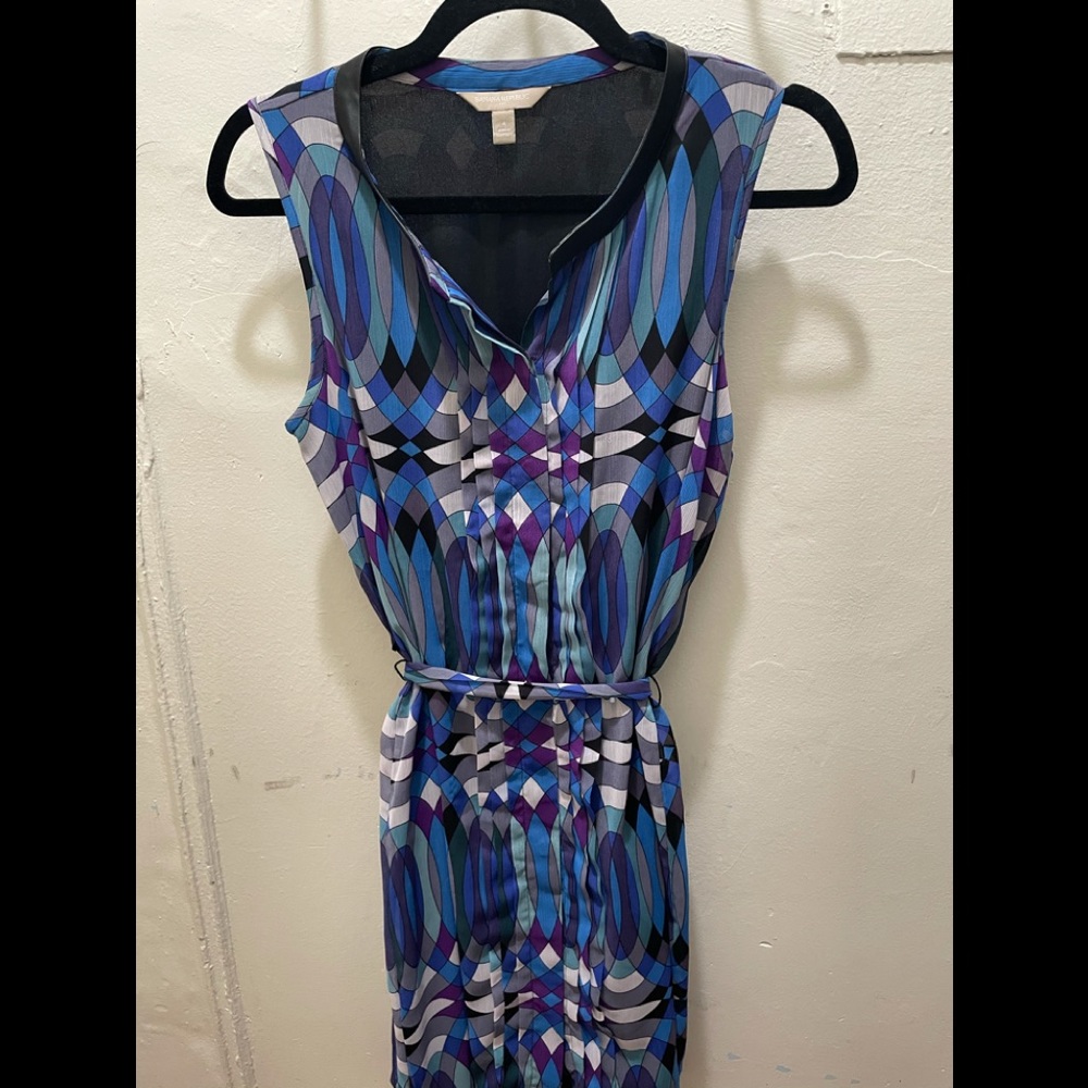 Geometric maxi dress